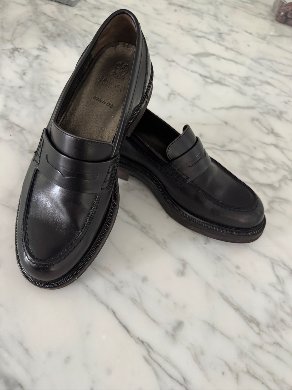Women’s brunello Cucinelli penny loafers